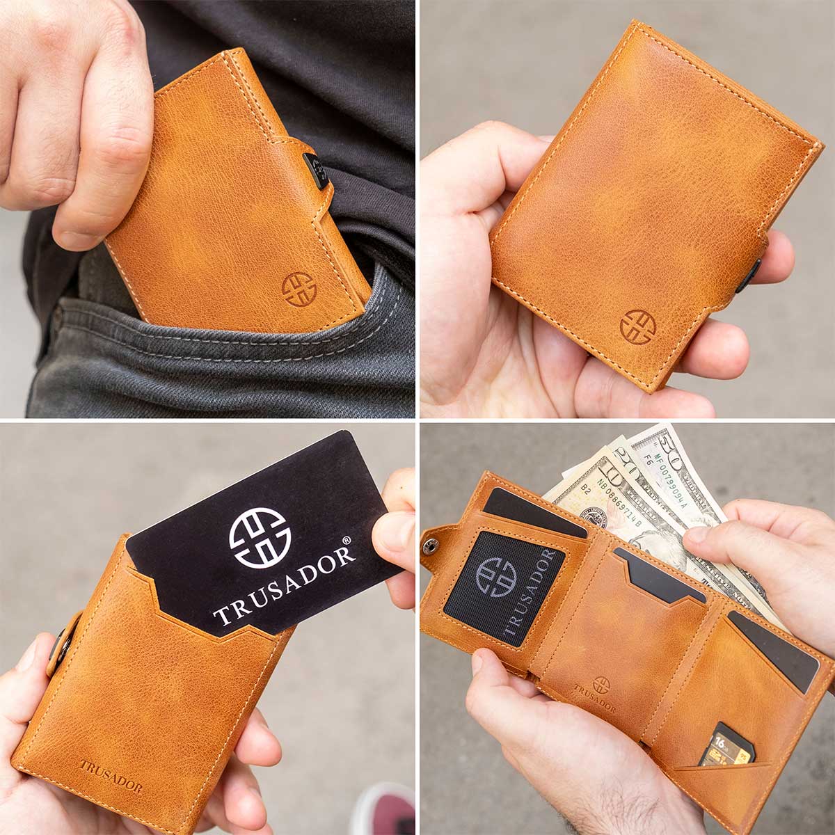 The Ultimate Guide to Front Pocket Leather Wallets – Trusador