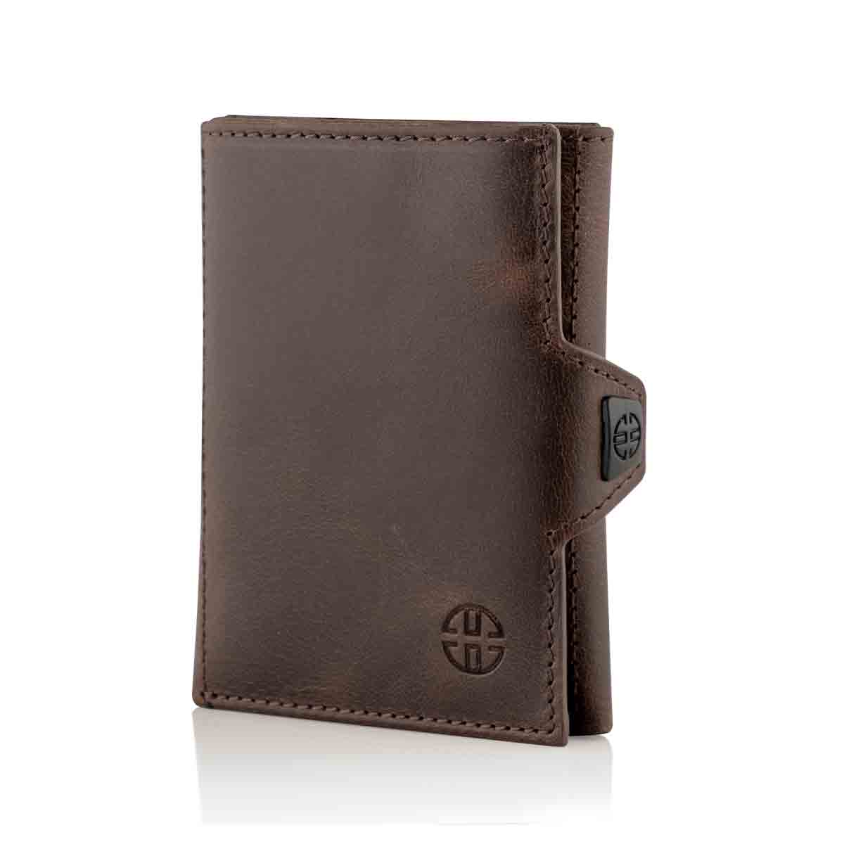 Hand Crafted Top Grain Leather Envelope Clutch Wallet RFID -  Israel